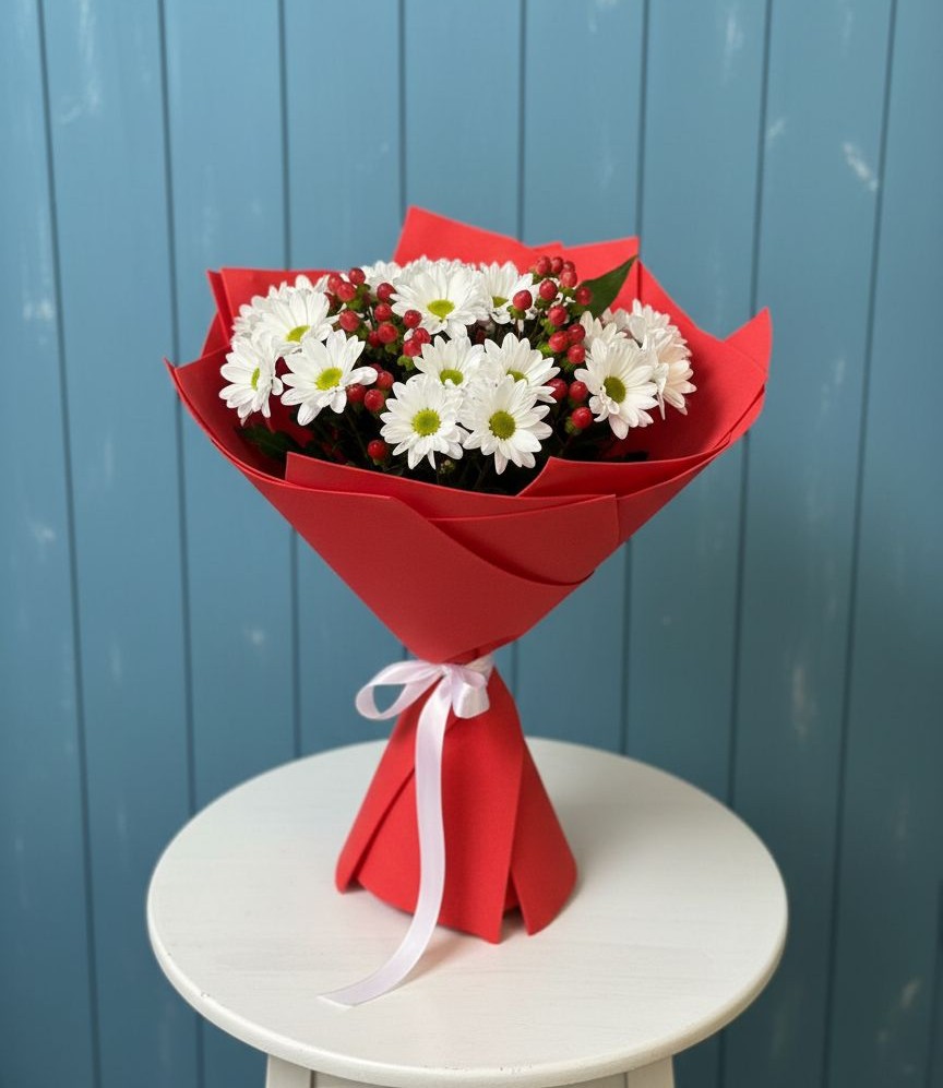 Букет цветов из: Хризантемы в Нагорном