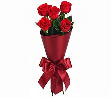 Букет 5 Красных роз Эдлесс Лав в Нагорном