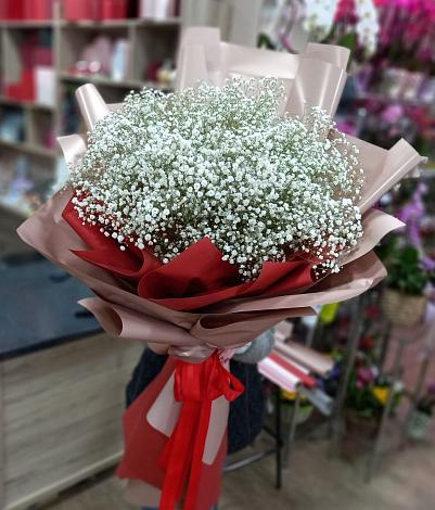 Букет цветов из: Гипсофила в Нагорном