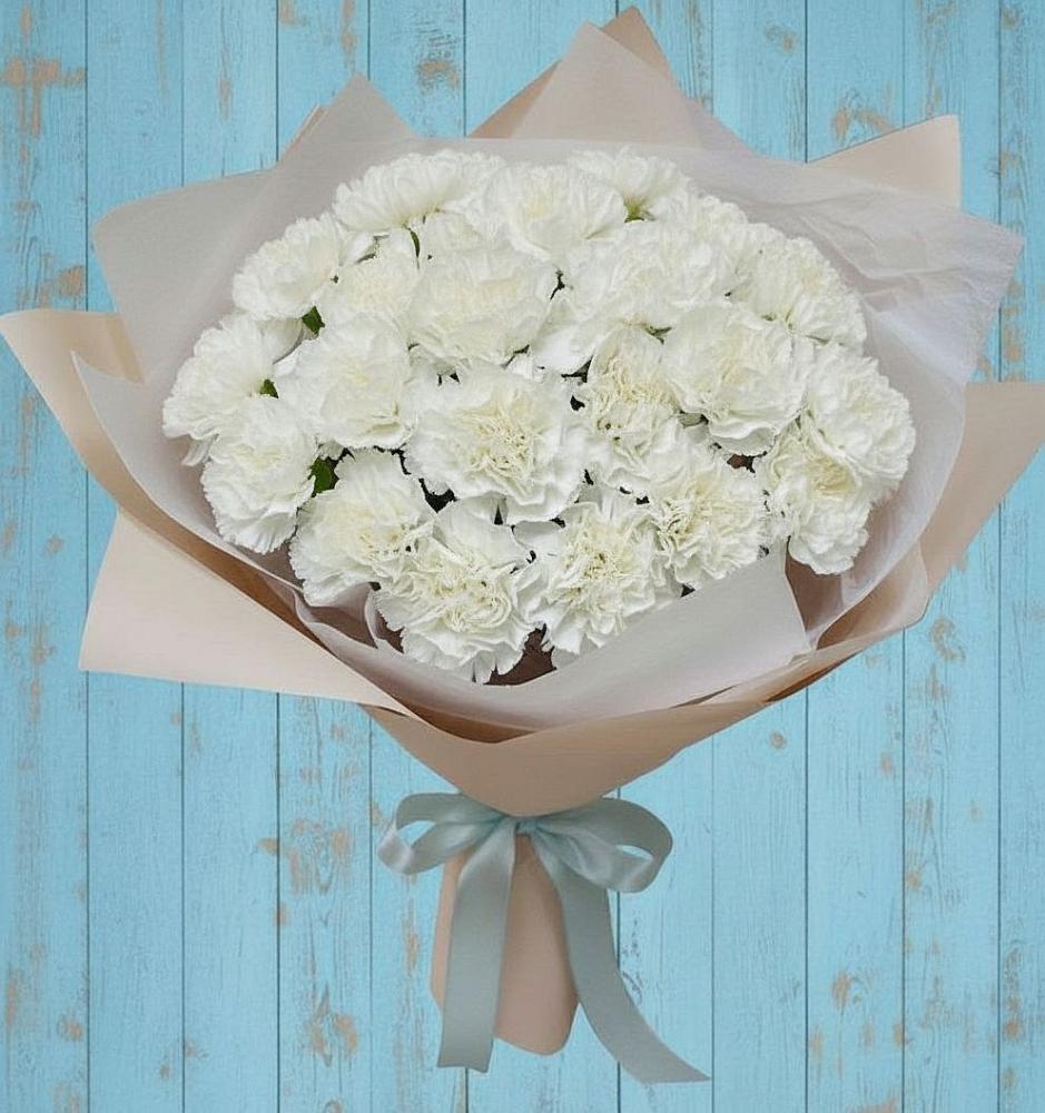 Букет цветов из: Гвоздики в Нагорном