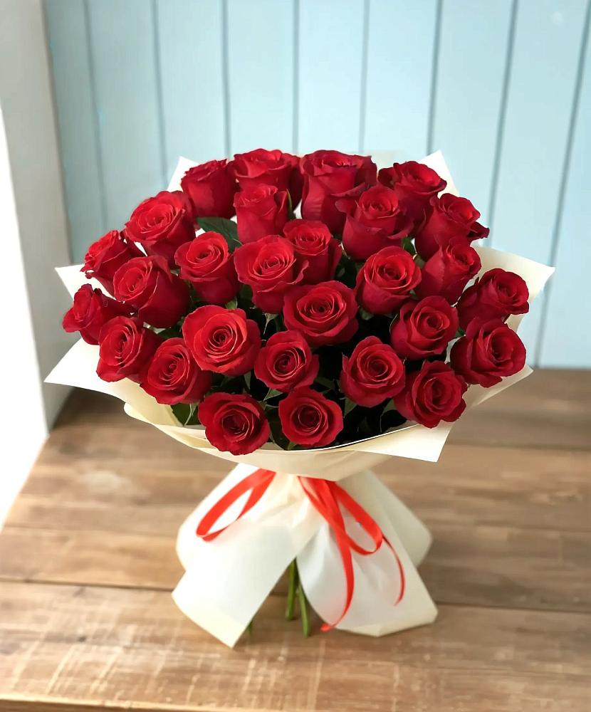 Букет 29 Красных роз в Нагорном