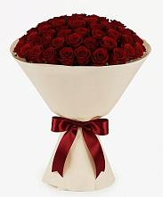 Букет 101 Бордовая роза Блэк Бакарра в Нагорном