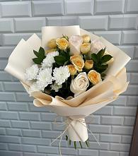 Букет цветов из:  Розы и Хризантемы в Нагорном