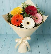 Букет цветов из:  Герберы в Нагорном