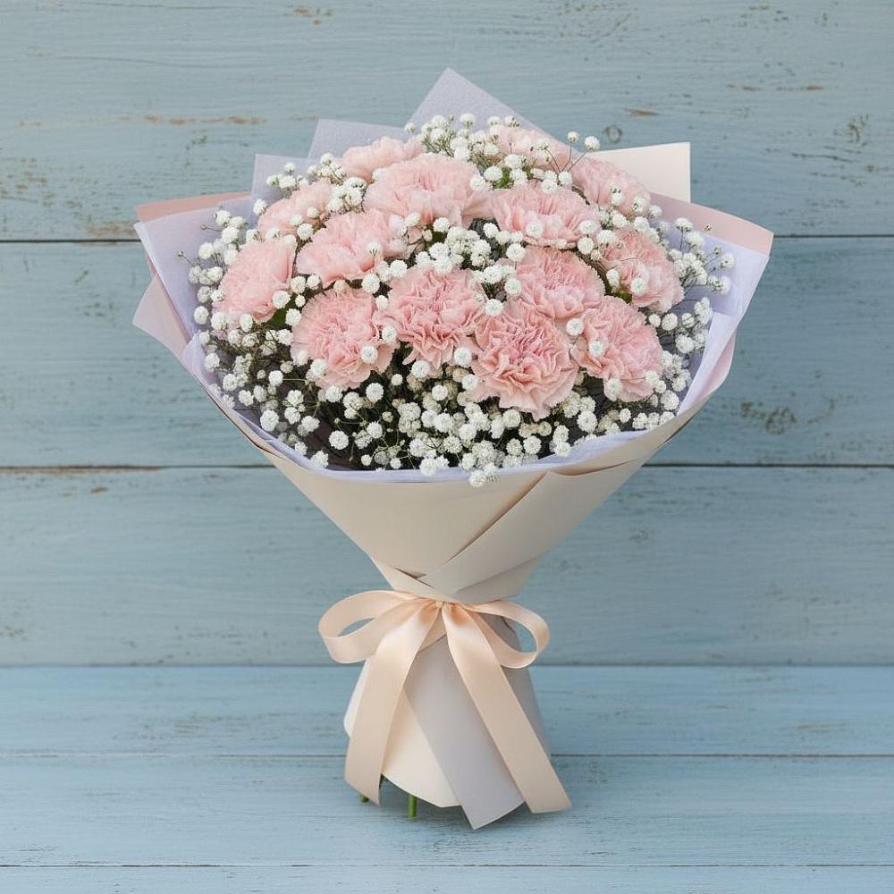 Букет цветов из: Гвоздики в Нагорном