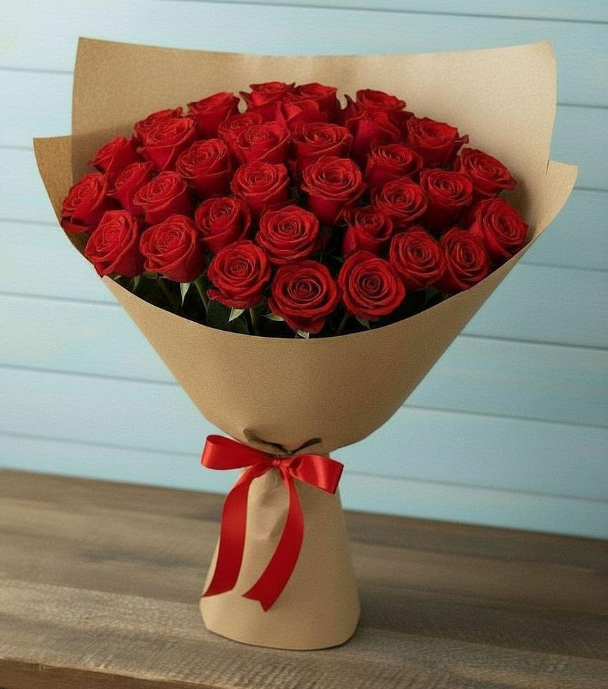 Букет Красные розы Милано в Нагорном
