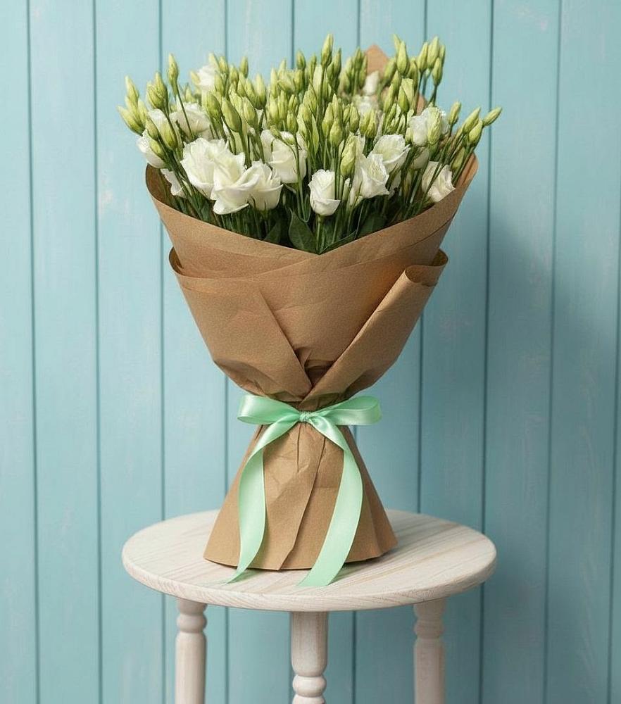 Букет цветов из: Лизиантусы в Нагорном