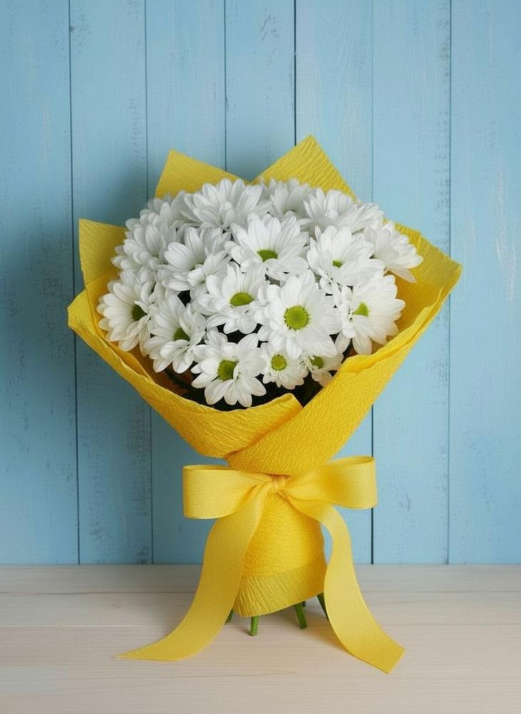 Букет цветов из: Хризантемы в Нагорном