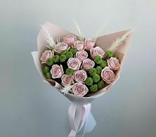 Букет цветов из:  Розы и Хризантемы в Нагорном