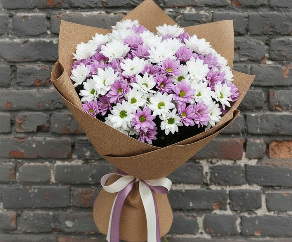 Букет цветов из: Хризантемы в Нагорном