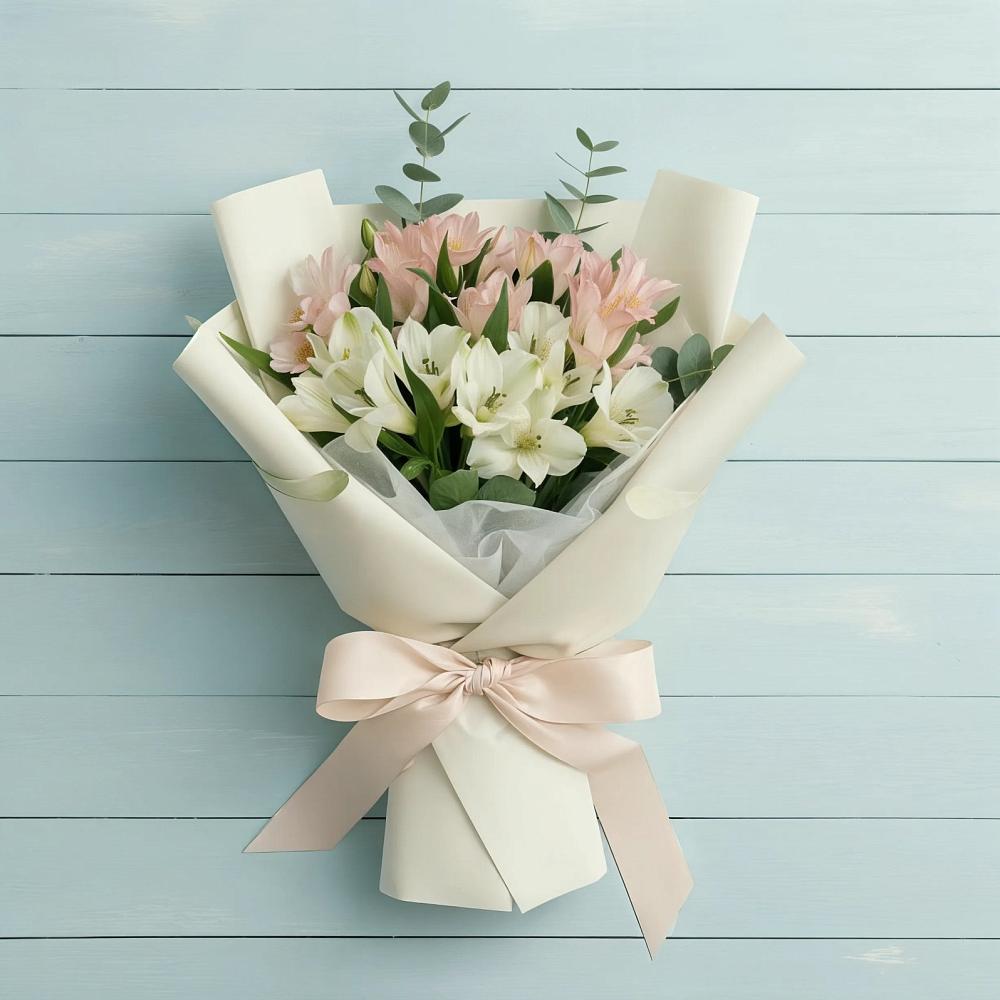 Букет цветов из: Альстромерии в Нагорном