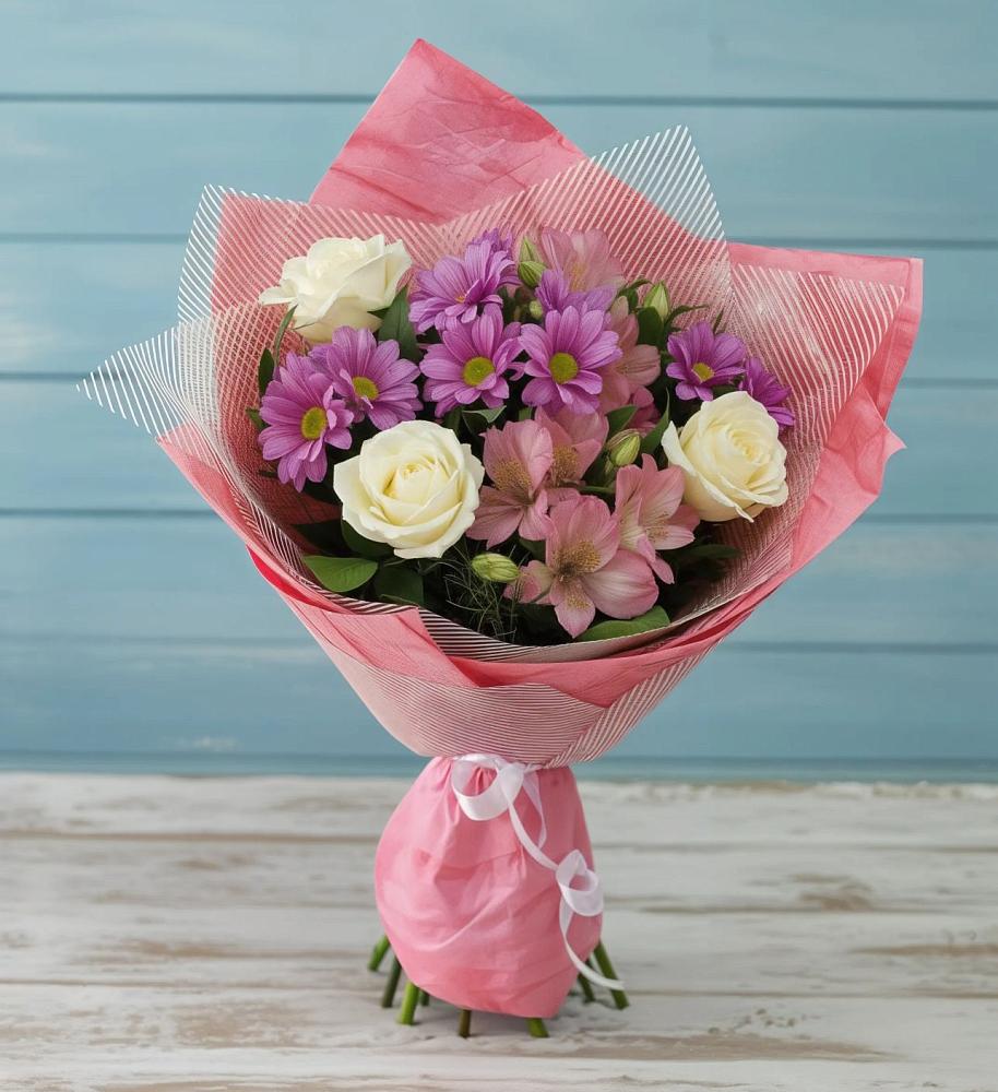 Букет цветов из: Герберы в Нагорном