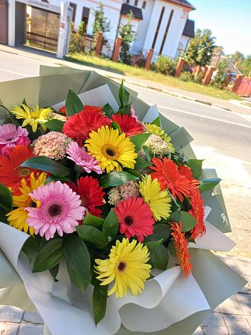 Букет цветов из: Герберы в Нагорном