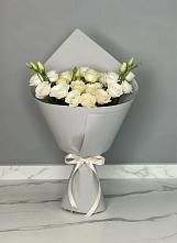 Букет цветов из:  Розы и Лизиантусы в Нагорном